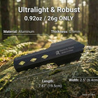 Ultralight Backpacking Trowel  0 92 Oz Aluminum Camping Shovel Poop Shovel  7 67