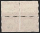 Antigua 1953 Qeii 5p Sc 112 Dull Violet   Black Blk4 Mnh Stamps 7e181