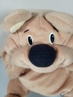 Vintage 1993 Fisher Price Rumple Bear Plush 17  Tan Light Brown Stuffed Animal 
