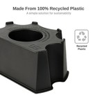 Rts Home Accents Flat Back Rain Barrel Stand  Black Color