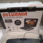 Sylvania Portable Dvd Player 7-inch Black Sdvd7029 With Cords Tested