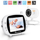 3 5in Baby Monitor Wireless Lcd Audio Video Baby Camera Walkie Talkie Portable