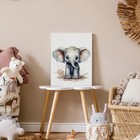 Woodland Nursery Decor  Baby Room Decor  Elephant Wall Art Decorations For Sa   