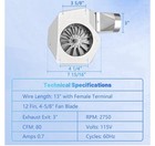 80473 Exhaust Blower Fan For Us Stove  Ashley  Breckwell   More Pellet Stoves   