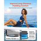 Uimoso Universal Padded Kayak Seat Cushion With Backrest  0 5  Thick  1 Pack