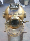Antique Scuba Sca Divers Diving Helmet Us Navy Mark V Deep Sea Marine Diver Gift