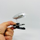 1pc Mini Led Clip-on Book Reading Light  Portable Reading Lamp  With White Light