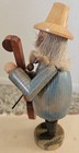 Vintage German Erzgebirge Playing Cello Incense Smoker R  uchermann Figure 8 