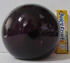 Old Art Black Glass Hand Blown Orb Hollow Sphere   3  Dia   Vintage Ball   Ba2