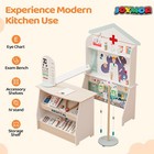 Joymor Pretend Hospital Kids Doctor Kit  Wooden Doctor Play Set W plenty Of M   