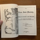 1865 Texas Cattle Brand Book - Stock Directory  Or Book Of Marks And Brands