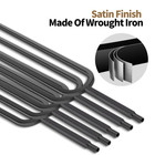 10 Pcs Iron Balusters For Staircase - 44 Inches Wrought Iron Balusters  Baluster