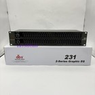 New Dbx 231 Dual Channel 31-band Graphic Equalizer Rackmount Pro Audio Eq