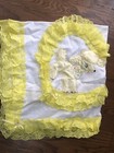 Pa  al Bordado Para Bebe Y Cuna  De Tela Anticeptica Y Encaje Con Incrustaciones 