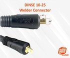 S  a 150 Amp  4 Awg 100  Copper Welding Leads 15 Ft - Dinse 10-25