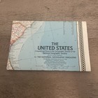 Vintage 1968 February Large Map Of The United States Usa Us National Geographic