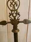 Vintage Large Brass Marble Scale Of Justice Balance Lawyer Office  Italy