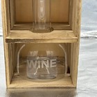 Wine Bar Decanter With Cork Stopper 750ml Premium Glass For Red Wines By Artland