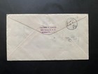 1932 Canada Air Mail First Flight Cover Siscoe To Pascalis Pq To Usa Ffc 9-20