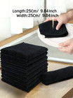 5 Pcs Ultra Fine Fiber Kitchen Towels Set-absorbent  Soft  Stain Removing Cloths