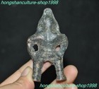 3 old Ancient China Chinese Copper Bronze Hand-carved Man People Statue Pendant