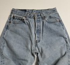 Vintage Levi   s 501 Made In Usa Straight Leg Blue Denim Jeans 26 X 32 