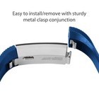Zodaca Tpu Watch Band Compatible With Fitbit Alta And Alta Hr  Blue