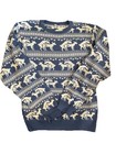 Ugly Christmas Sweater Men Sz Small Naughty Reindeer New