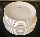 Vintage Piedmont Airlines 12 Pieces   5    6  Saucers plates  By Mayer China Co