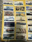 10 X Boat ship nautical Cigarette tobacco Cards Random Lot 1920   s-30   s