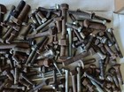 Vintage Steel Bolt Hex   Square Head Lot Misc  Sizes Over 13 Pounds