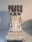 Single Architectural Ceramic Corbel  Acanthus Leaf Design  Interior Shelf  