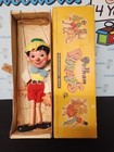 Vintage Hade Made Disney Pelham Puppets Pinocchio Marionette Puppet