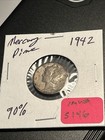 1942 10c Mercury Dime 90 silver  Inv s146
