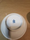 Pair Of Antique R s Silesia Porcelain Berry Bowls 5  White Floral Gold Trim 1920
