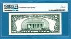 1953a  5 Silver Certificate Star Note Fr 1656  Pmg 65 Epq S n  26717358a