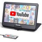 19  Full Hd Portable Dvd Player With 16  Swivel Large Screen Hdmi Usb Cd Battery