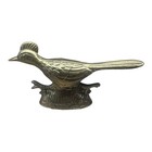 Vintage Brass metal Pheasant Bird Figurine 7 5  X 1 6  X 3 6  Tall Heavy