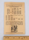 Vintage 1957 Kitsap County Brownsville Washington Fire Dept  Open House Flyer