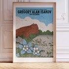 Gregory Alan Isakov Red Rocks Concert Poster Art Print 2025 Leif Vollebekk