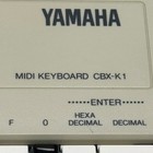 Yamaha Cbx-k1 Midi Keyboard Compact Controller Tested Main Unit Only Model As Is