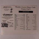 Vintage Drag Racing Photo Hemi Cuda Funny Car Mark J Behlman 2000hp Burnout