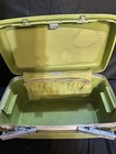 Vintage Green Royal Traveler Train Case Makeup Carry-on Luggage No Key Or Tray
