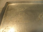 Vintage Wendell August Hammered Aluminum Serving Tray   601
