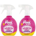  - The Pink Stuff - The Miracle Wash Up Spray Bundle  2 Wash Up Sprays  