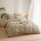 Amwan Taupe Duvet Cover Queen Soft Khaki Tan Duvet Cover Queen Size Modern St   