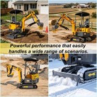 1 5 Ton Mini Excavator  Heavy-duty Crawler Small Digger  13 5hp B s Gas Engine