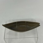 Vintage Brass Dory Boat Canoe Nautical Paperweight Plank Lines Cape Cod 5   
