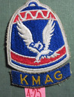Us Army Korean War Era Patch Cut Edge Korean Military Advisory Group W  Tab
