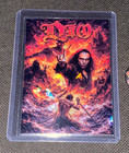 Dio Ronnie James Dio Custom Holofoil Refractor Card   Pinback Button Lot